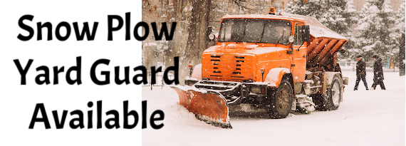 Snow Plow Yard Guard